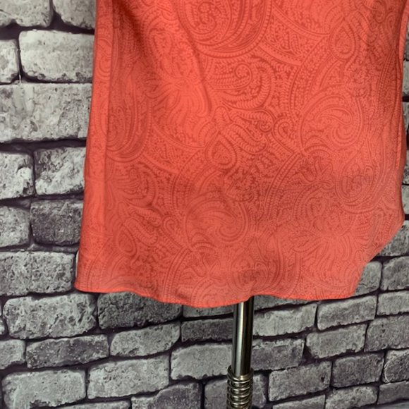 Ann Taylor Orange Sleeveless Blouse Size 4 - Picture 3 of 8